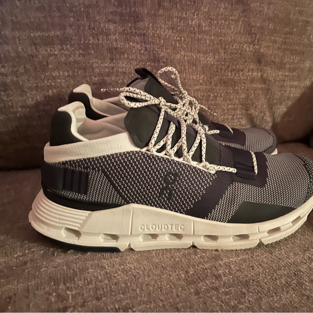 On Cloudnova shoes. Size 10.5 women/9.5 men.